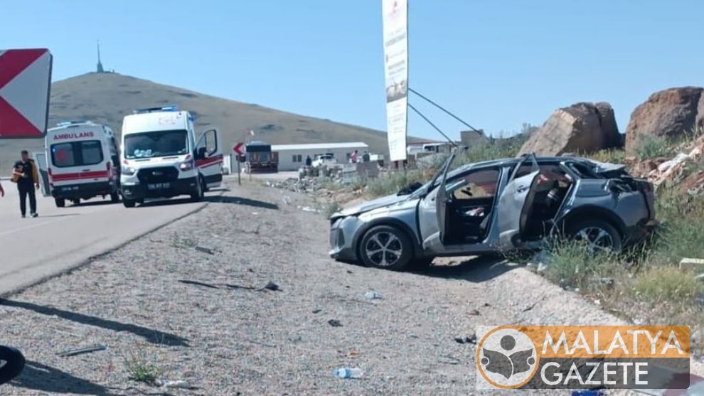 Malatya'da kontrolden çıkarak takla atan otomobilde 1 Kişi Öldü