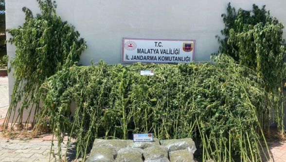 Jandarma Pütürge'de Narkotik Operasyonunda Dolu Döndü 