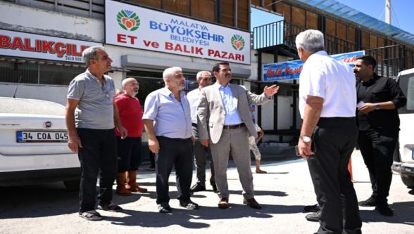 Taşkın, Kasap Pazarı Esnafıyla Buluştu 