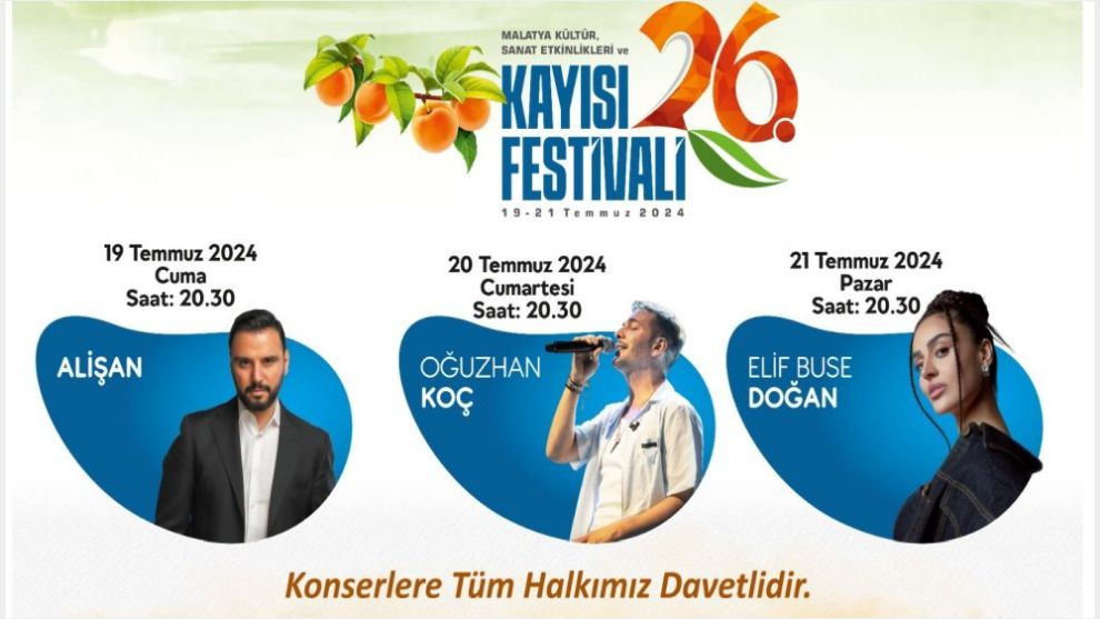 Malatya'da 3 Gün Peş Peşe Konser