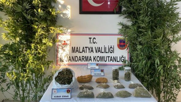 Arapgir'de uyuşturucu operasyonu 