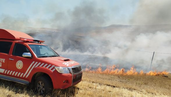 Darende ve Arguvan'da Yangınlar Kontrol Altında 