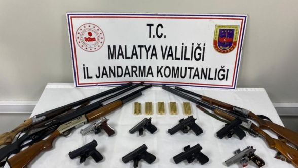 Darende'de Silah Operasyonu: 6 Gözaltı 