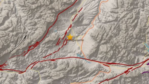 Doğanşehir'de 3.2 büyüklüğünde deprem 