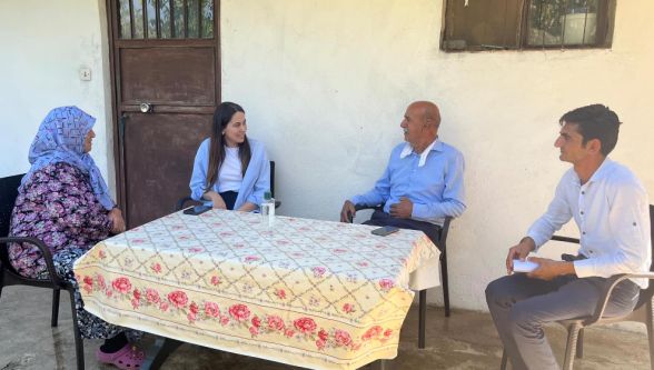 Kadın Kaymakamdan Gazilere Evlerinde Ziyaret 