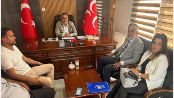MHP İl Başkanı Gök'e Muhasebeciler Odası Ziyareti 