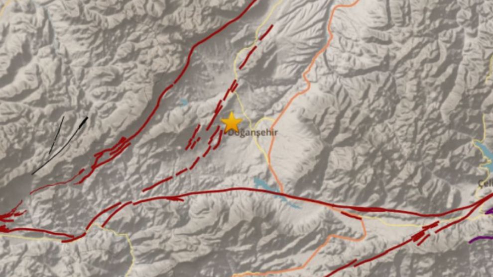 Doğanşehir'de 3.2 büyüklüğünde deprem