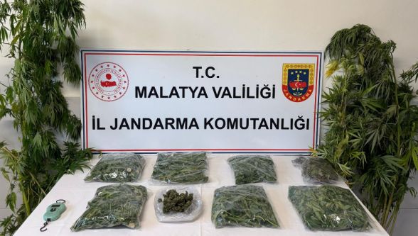 Doğanşehir'de Uyuşturucu Operasyonu:  2 Gözaltı 