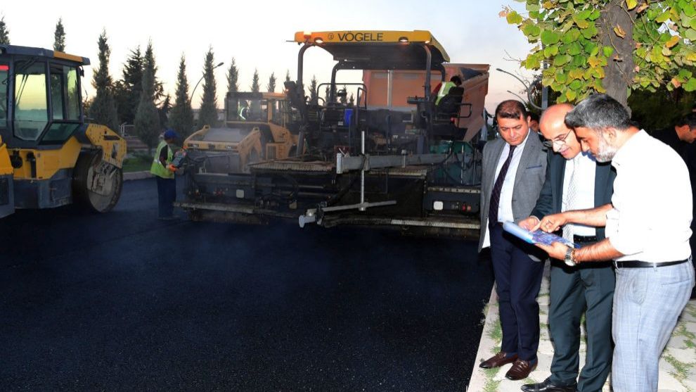 Başkan Er, yol çalışmalarını yerinde inceledi