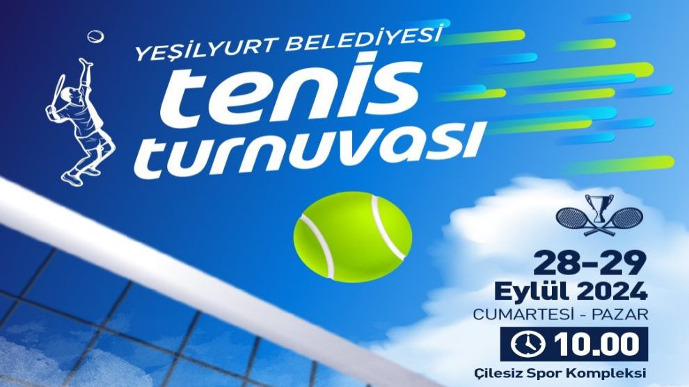 Yeşilyurt Belediyesinden Tenis Turnuvası