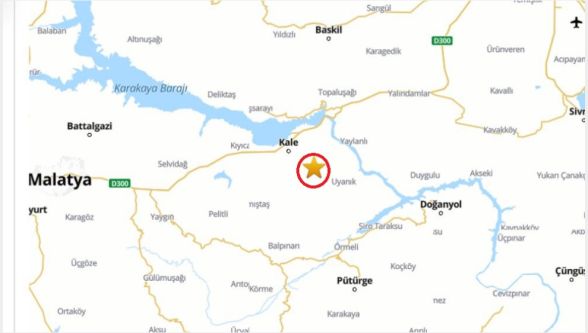 Malatya'da Şiddetli Deprem 