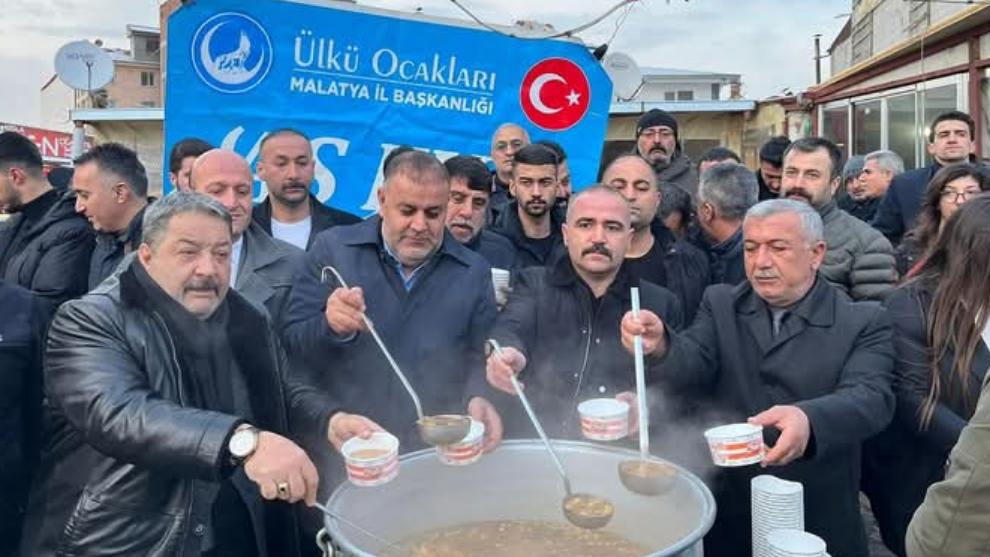 Malatya Ülkü Ocakları, Depremde Şehitlerini Unutmadı