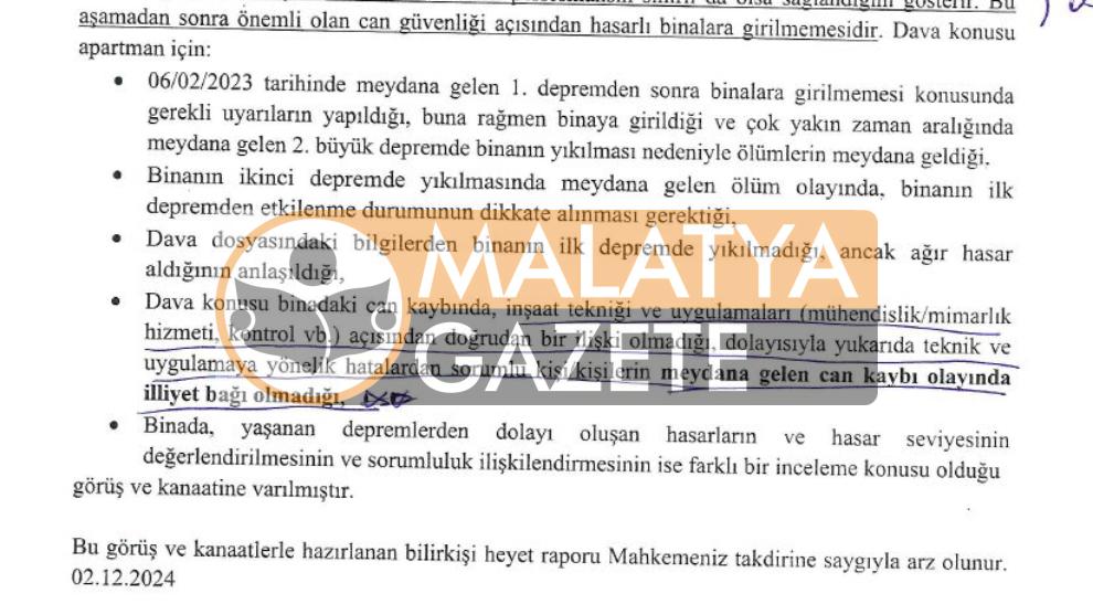 Malatya'da Deprem Davalarında Tuhaf Raporlar!