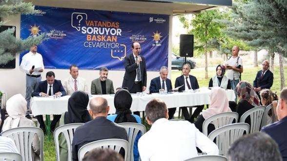 "İlçemizin her köşesinde yaşam kalitesini artırmak için çalışıyoruz”