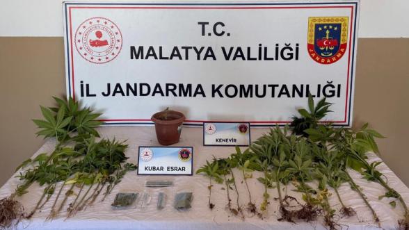 Malatya Jandarmadan Narkotik Operasyonu