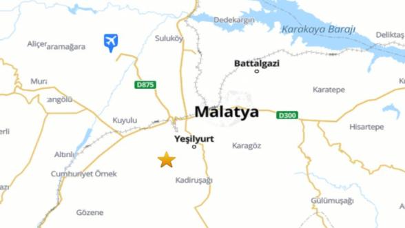 Malatya Yeşilyurt'ta 3.5 Büyüklüğünde Deprem! Panik Anları Yaşandı