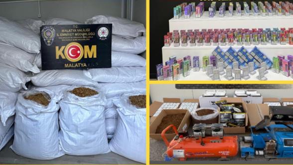 Malatya'da Tütünler "Bandrolsüz" Çıktı: Kaçakçılar Dumana Boğuldu!