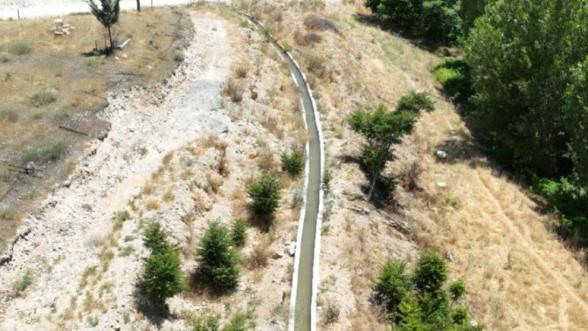 "Açık sulama kanallarımız çok güzel oldu"