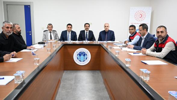 Başkan Taşkın Ev Sahipliği Yaptı: Su Ürünleri Soğuk Hava Deposu İstişaresi