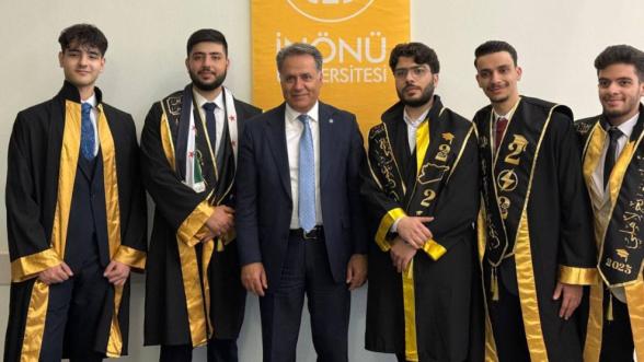 İnönü Üniversitesi'nde yabancı öğrenciler ilk üçte yer aldı