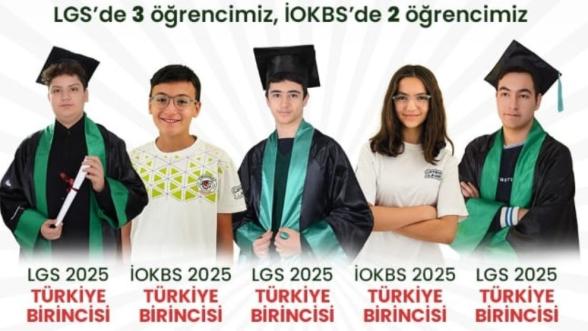 Malatya'da aynı okuldan 5 Türkiye birincisi