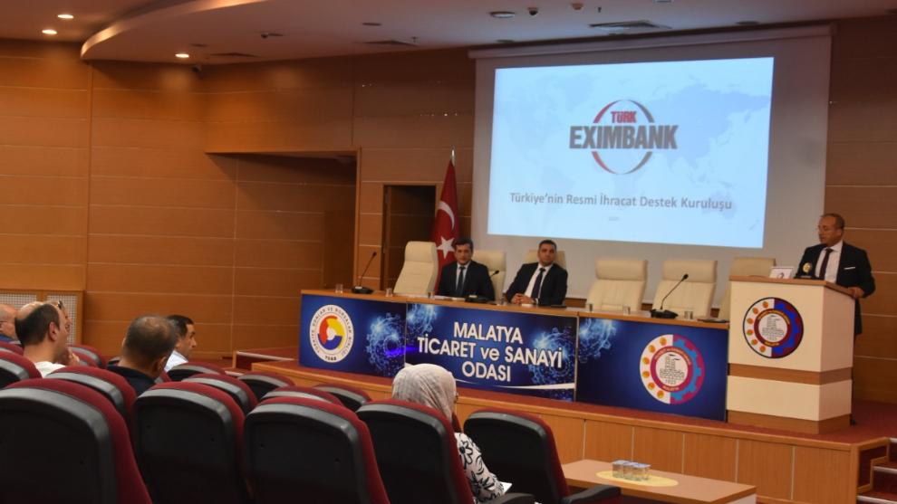 Eximbank toplantısında Malatya ihracatçıları bilgilendirildi