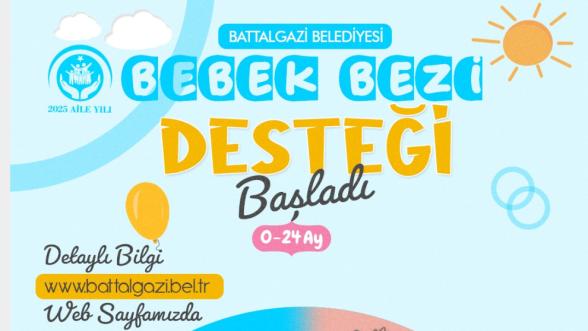 Battalgazi'de Bebek Bezi Yardımı Başladıi