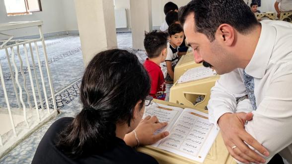 Kaymakamı Günlü, Yaz Kur'an Kursu Öğrencilerini Ziyaret Etti
