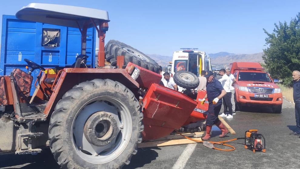 Malatya'da Tır ve Traktör Çarpışması: Bir Kişi Yaşamını Yitirdi!