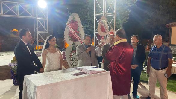 Türk Ulaşım-Sen Malatya Şube Başkanı Önder Akgül'ün mutlu günü 