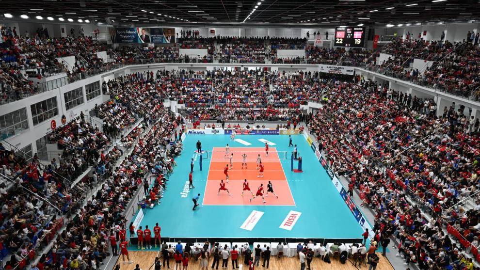 A Milli Voleybol Takımı Malatya'da Avrupa Şampiyonası Vizesini Aldı