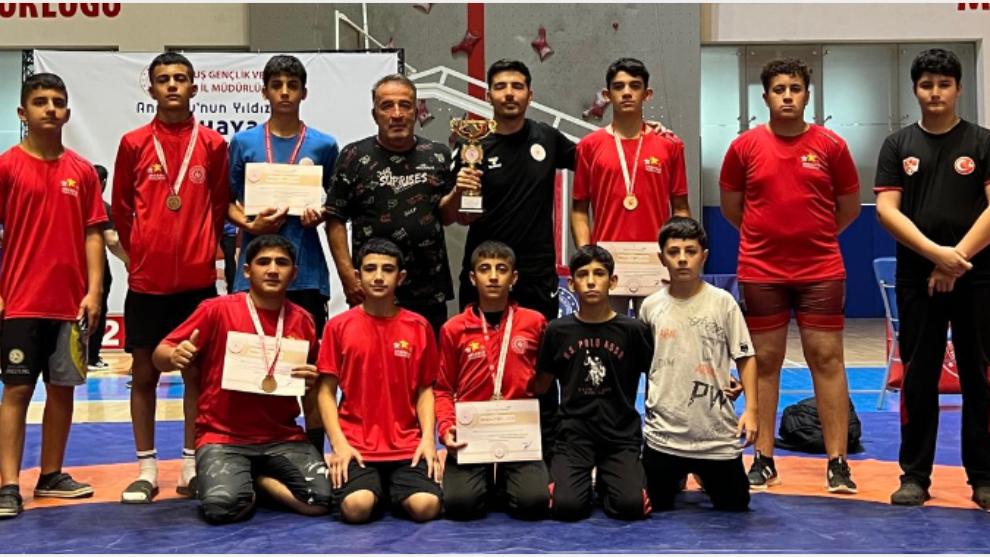 ANALİG Grekoromen Güreş'te İkincilik Malatya'nın