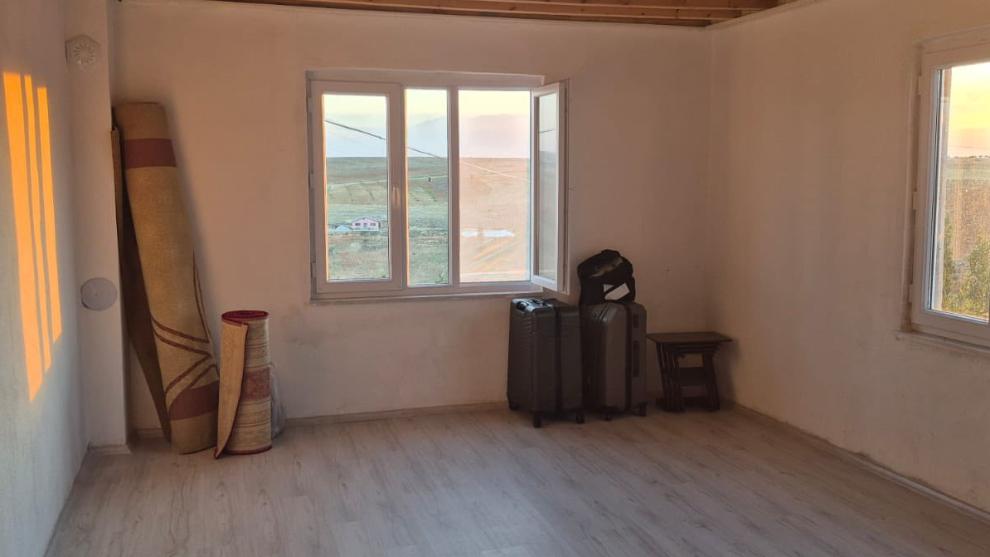 Hekimhan'da Taşınıldığı Gün Yanan Yeni Ev Yeniden Yapıldı