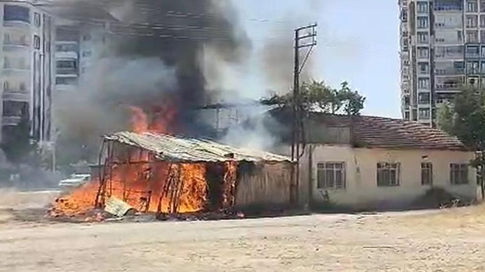 Malatya'da evin barakasında çıkan yangın kontrol altına alındı