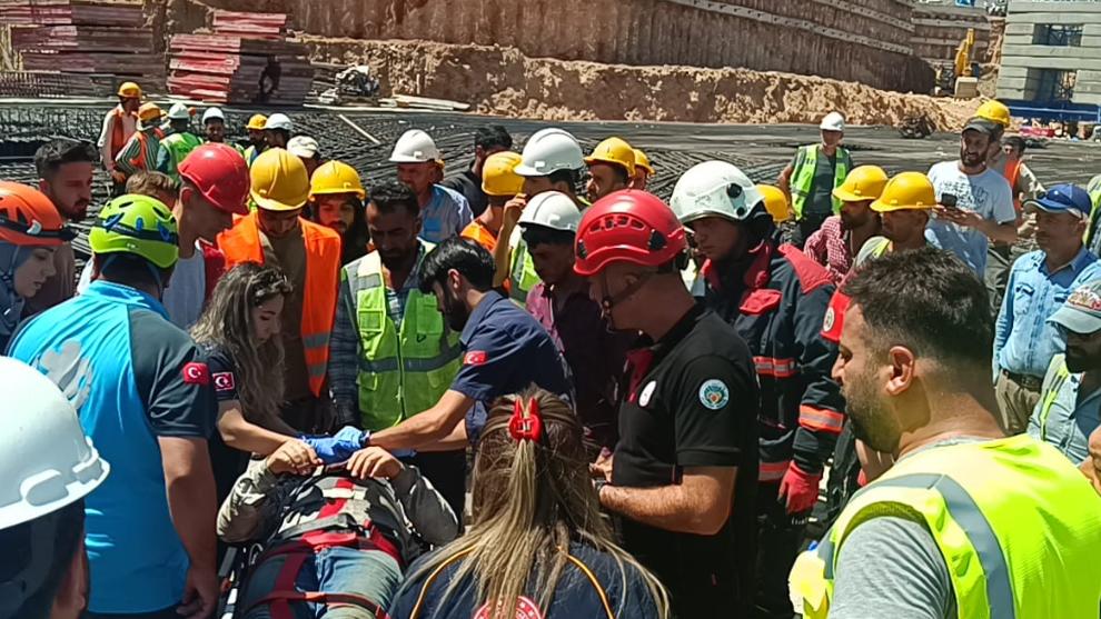 Malatya'da İş Kazası: Yaralı İşçi Kurtarıldı
