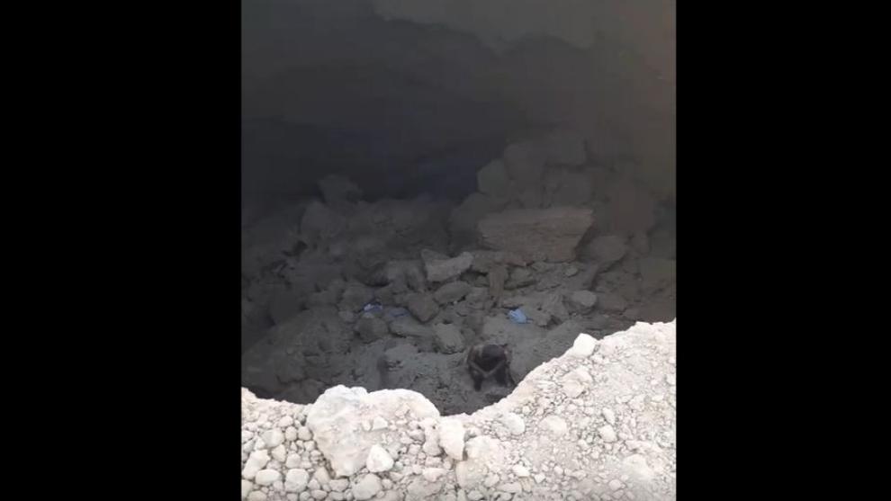 Malatya'da Obruğa Düşen İş Makinası Operatörü Kurtarıldı