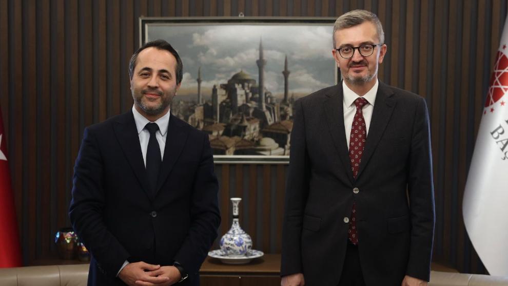 Milletvekili Babacan'dan İletişim Başkanlığı'na Ziyaret