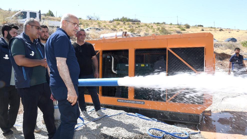 Sami Er,  Sahada İçme Suyu Çalışmalarını İnceledi