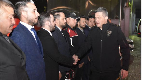  Malatya İl Emniyet Müdürü Kayhan Ay'dan Gece Denetimi
