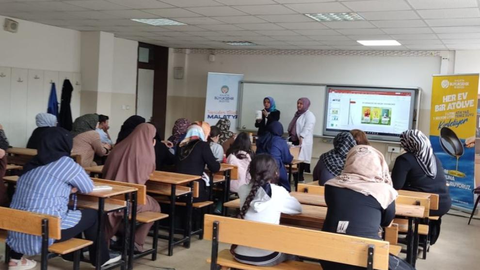 Atık yağlar Arap sabununa dönüştürüldü