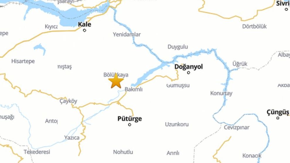 Malatya Sallandı, Depremin Derinliği 7.96 Kilometre