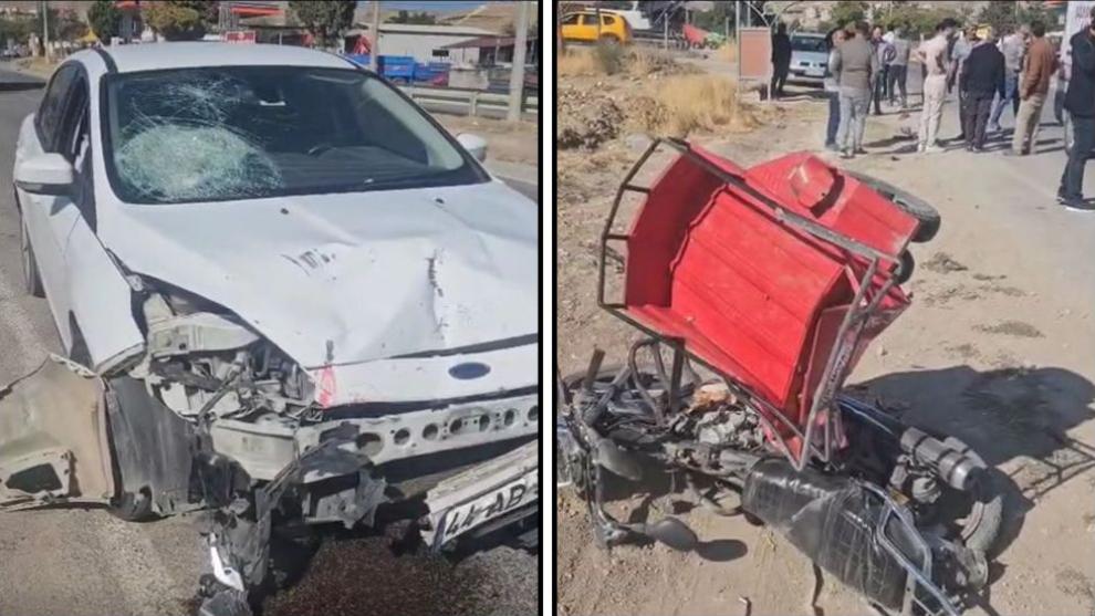 Malatya'da 71 yaşındaki motosiklet sürücü hayatını kaybetti