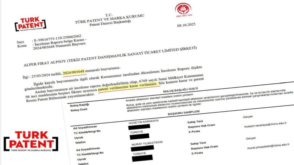 Malatya'da Bilimsel Başarı: İnönü Üniversitesi'ne Yeni Patent Tescili