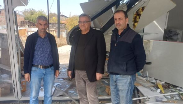 Bakkallar Odası Başkanı Nejdet Özyalından Esnafa Geçmiş Olsun Ziyareti