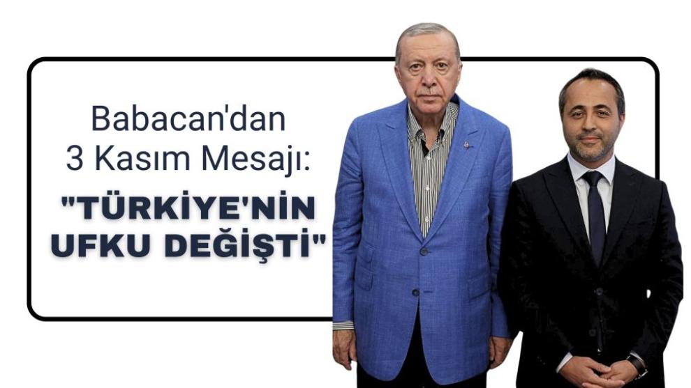 Babacan'dan 3 Kasım Mesajı: 