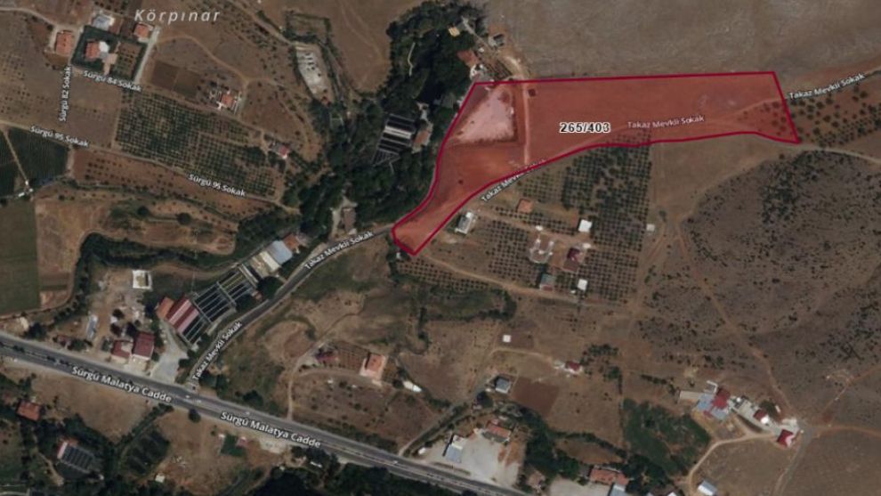 Doğanşehir Sürgü'de 30 Yıllığına Turizm Tesisi Alanı