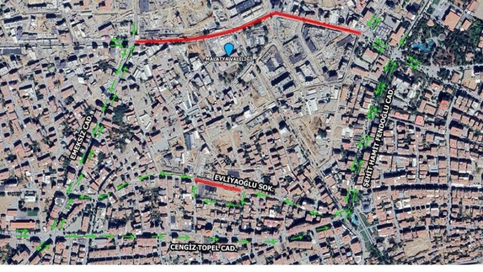 Malatya Ana Caddesi Kapandı!