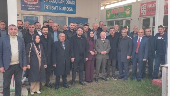 Emlakçılar Odası Seçimleri Öncesi Ali Özgül'e Destek