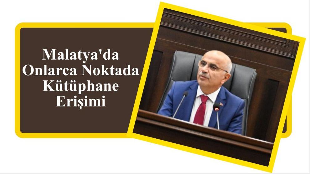 Malatya'da Onlarca Noktada Kütüphane Erişimi