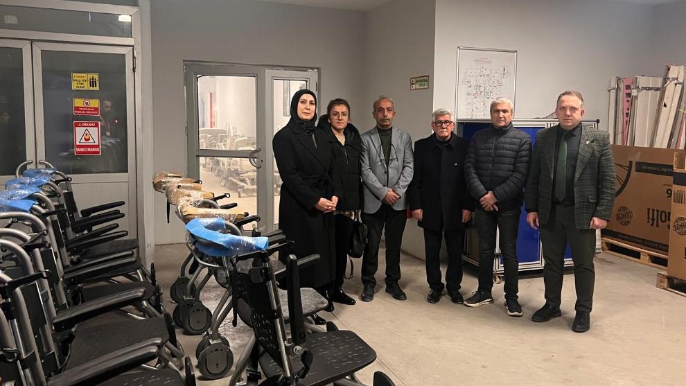 Maldia Derneği, Hastaneye 15 Tekerlekli Sandalye Bağışladı